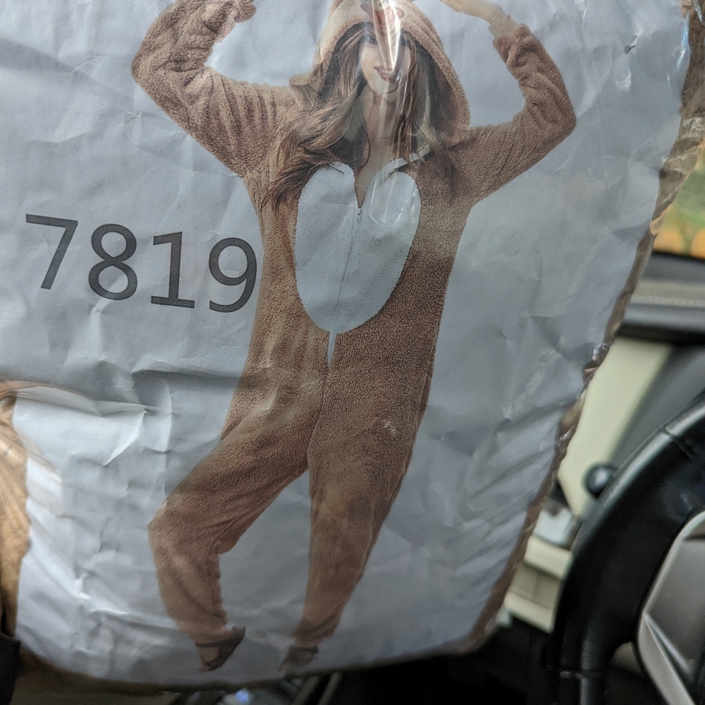 Rudolph onesie Costume adult size large